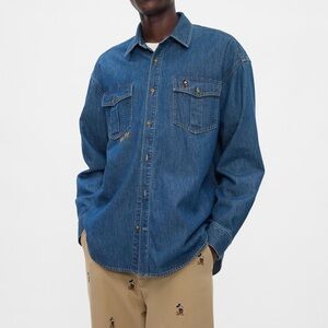 GAPxDisney Denim Western Shirt